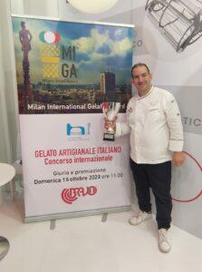 “L’Innominato”, il gelato di Giuseppe Zippo vince il Milan International Gelato Award