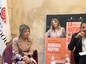 Barbara Nappini a Corato per la presentazione del libro “La natura bella delle cose”